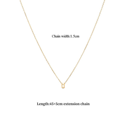 Jewelry Casual Classic Style Letter 201 Stainless Steel 304 Stainless Steel Pendant Necklace