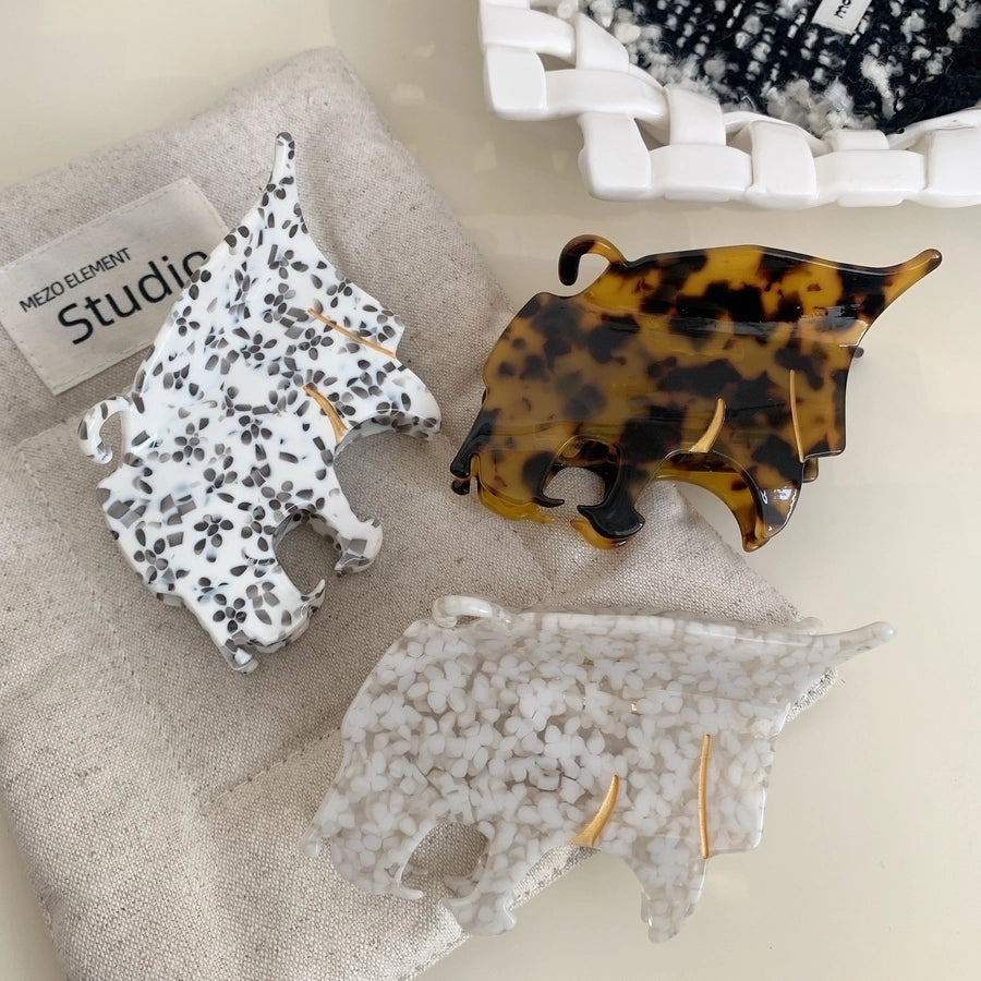 Women's Elegant Lady Animal Acetic acid sheets Hair Claws