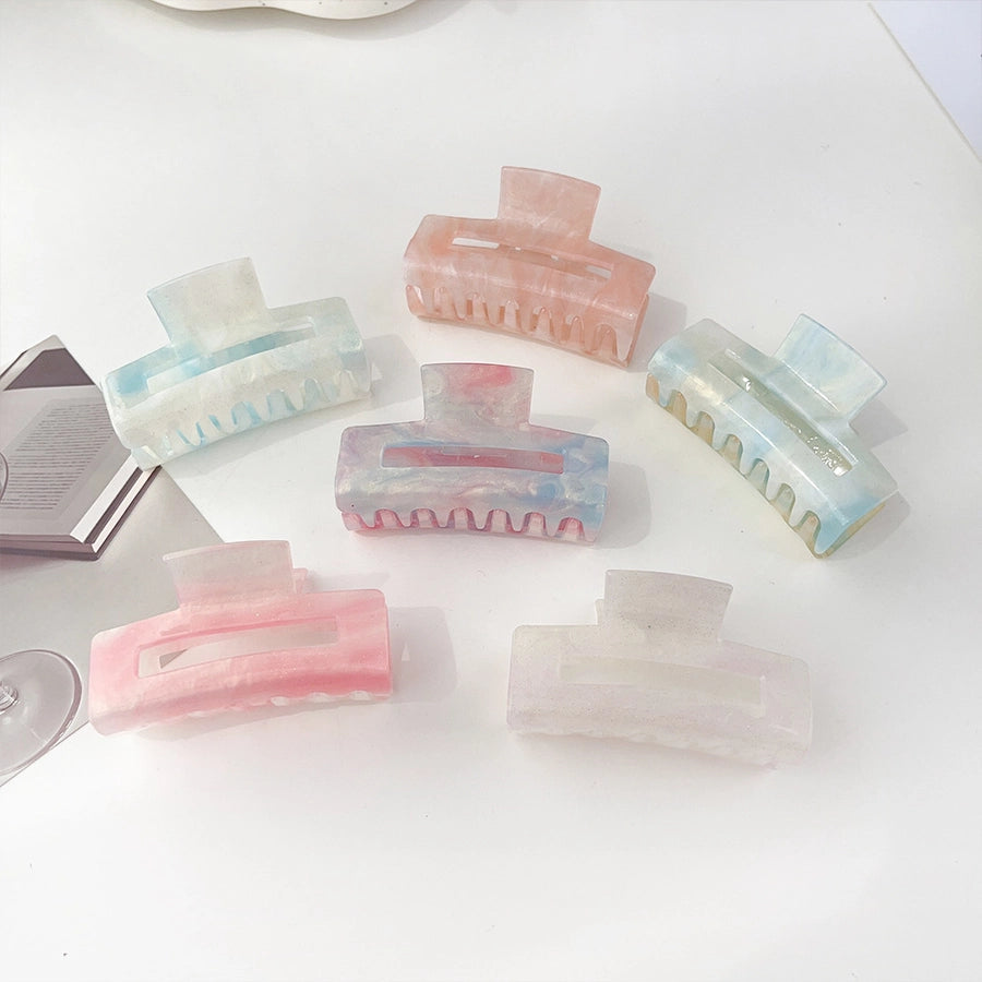 Women's Simple Style Classic Style Color Block Arylic Hair Claws