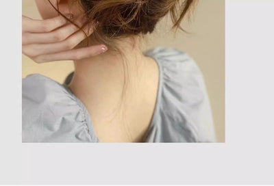 Summer Pearl Flower Grab Clip Women's Cute Hairpin Headwear Korean Hairpin Back Head Large Shark Clip Top Clip