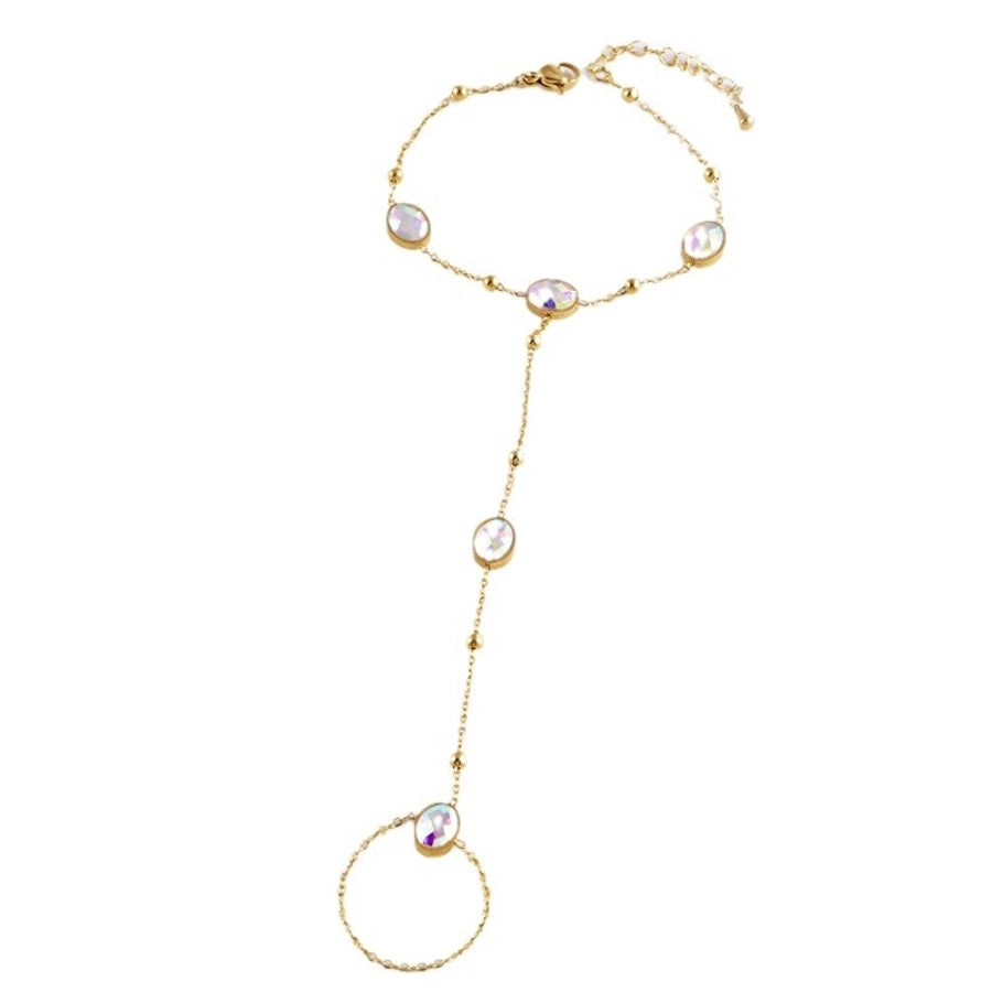 Simple Style Shiny Star Oval 304 Stainless Steel Stainless Steel Bracelets In Bulk