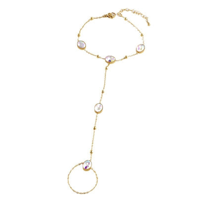 Simple Style Shiny Star Oval 304 Stainless Steel Stainless Steel Bracelets In Bulk