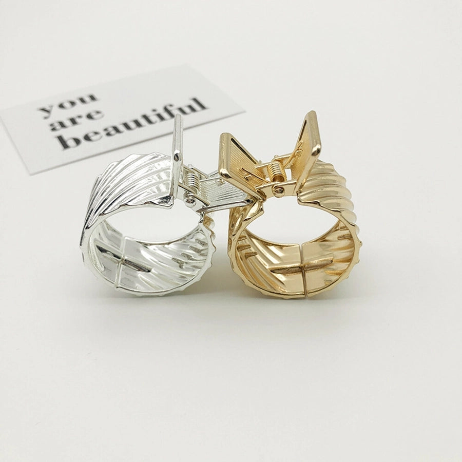 Women's Simple Style Geometric Alloy Plating Hair Clip