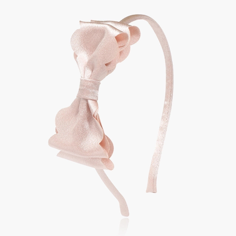 sweet star bow knot silk hair band