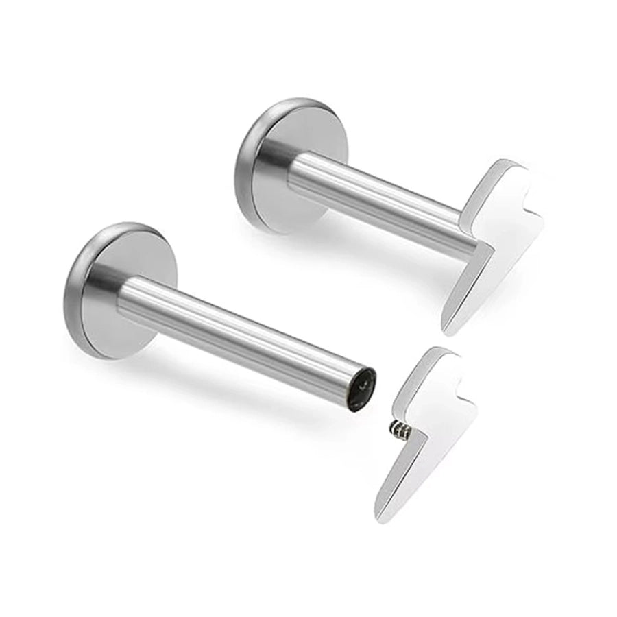 1 Piece Lip Rings Casual Star Moon Pure Titanium Titanium Alloy 14K Gold Plated White Gold Plated Lip Rings Ear Cartilage Rings & Studs