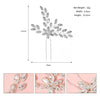 Antique U-shaped Hairpin Hair Accessories Simple Rhinestone Pin Hairpin Photography Portrait High-end Hair Hairpin