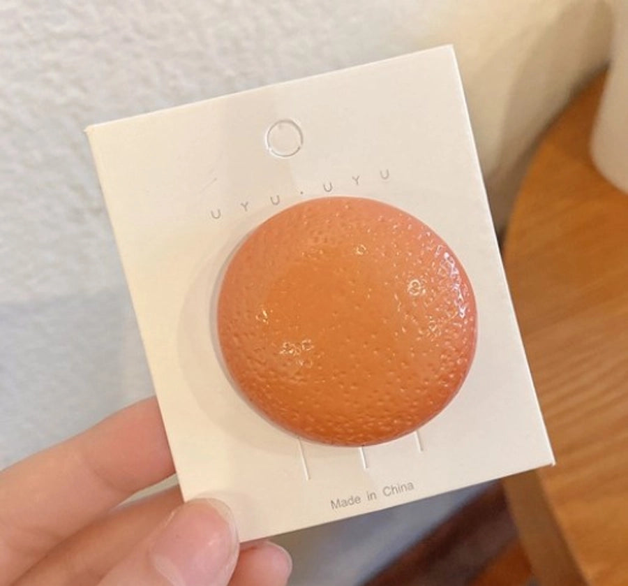 cute food alloy resin hair clip 1 piece