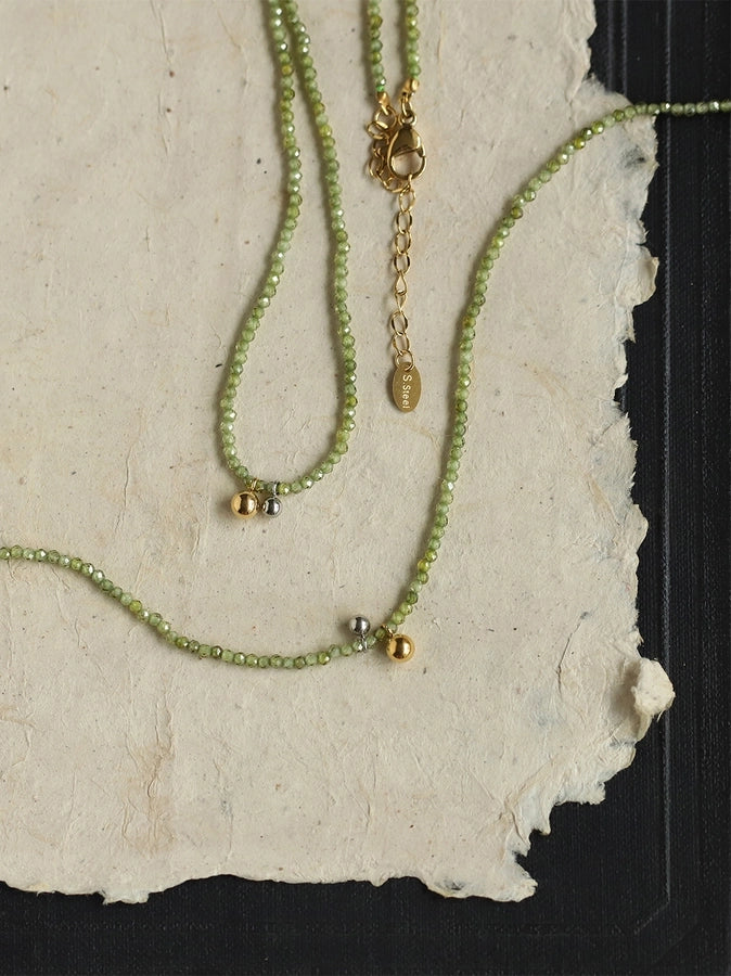 Jewelry Retro Simple Style Round Square 304 Stainless Steel Zircon Beaded Inlay Pendant Necklace