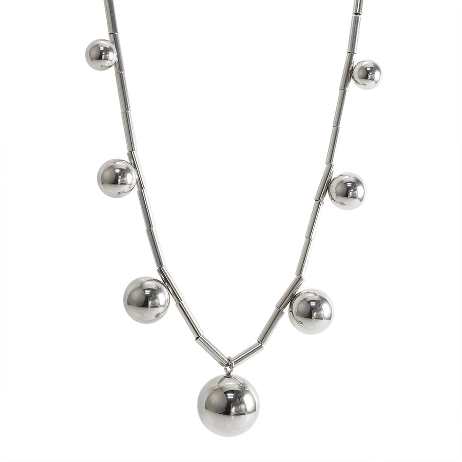 Jewelry Streetwear Geometric 304 Stainless Steel Plating Multi Charms Bracelet Multi Charms Necklace