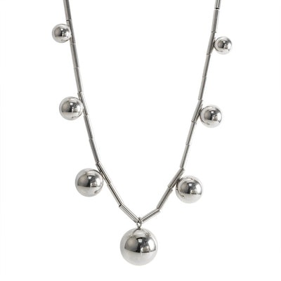 Jewelry Streetwear Geometric 304 Stainless Steel Plating Multi Charms Bracelet Multi Charms Necklace