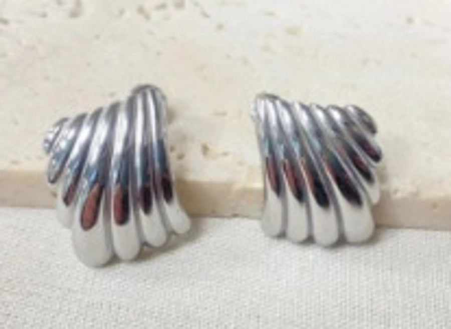 1 Pair Elegant Bow Knot 304 Stainless Steel 18K Gold Plated Drop Earrings