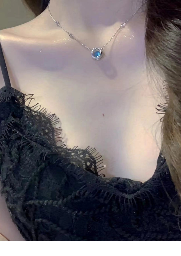 Copper Plating Geometric Pendant Necklace