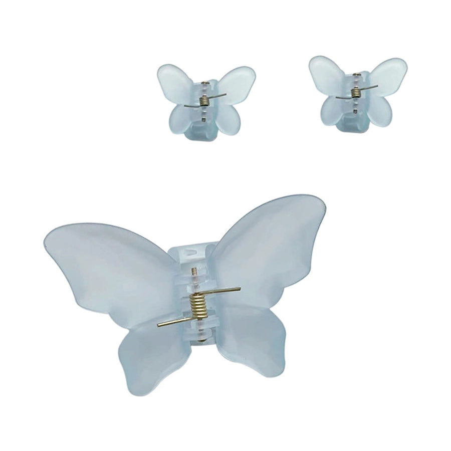 Women's Sweet Butterfly Plastic Stoving Varnish Hair Claws