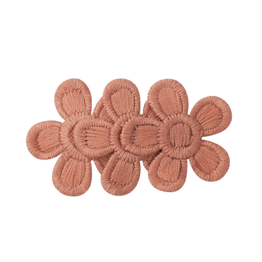 SUNFLOWER Embroidered Flower Children's Hair Accessories BB Clip Autumn and Winter Bang Clip Fabric Handmade Hair Clips 4204