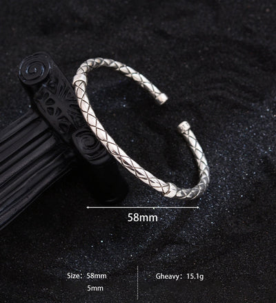 Jewelry Simple Style Solid Color Twist Copper Bangle