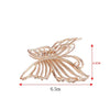 High-grade hollow tassel bow hairpin female back head high-grade grip medium shark clip  New