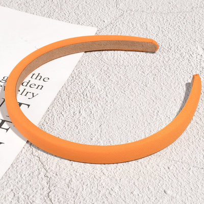 fashion candy color solid color sponge wide-sided headband