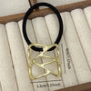 Women's Exaggerated Geometric Alloy Hair Tie