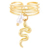 Copper Devil's Eye Starfish Cat Claws Charm Rings Open Rings