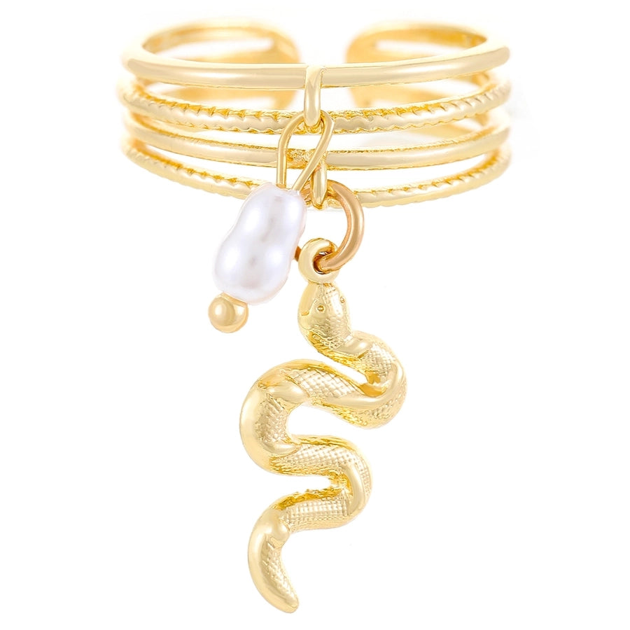 Copper Devil's Eye Starfish Cat Claws Charm Rings Open Rings