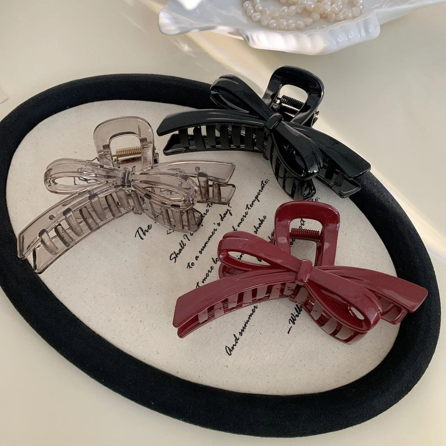 Women's Elegant Streetwear Bow Knot PS Hair Claws