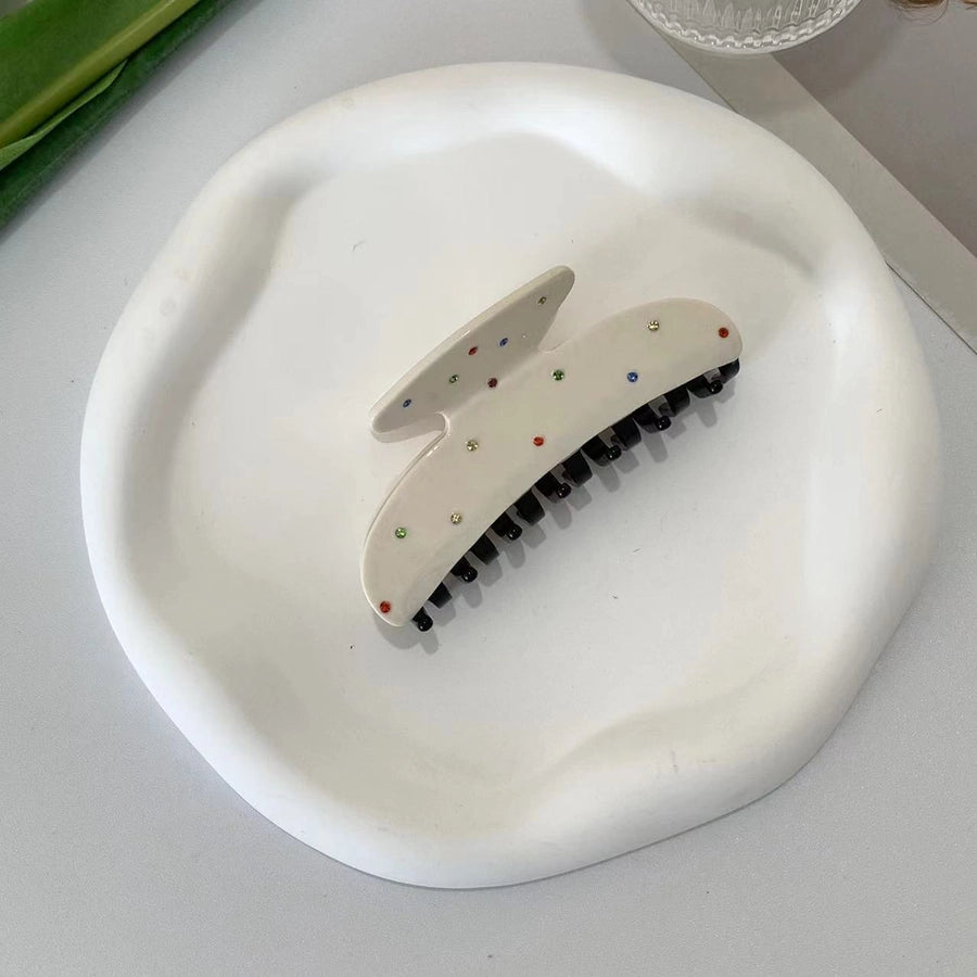 Women's Simple Style Classic Style Solid Color Acetic acid sheets Handmade Hair Claws