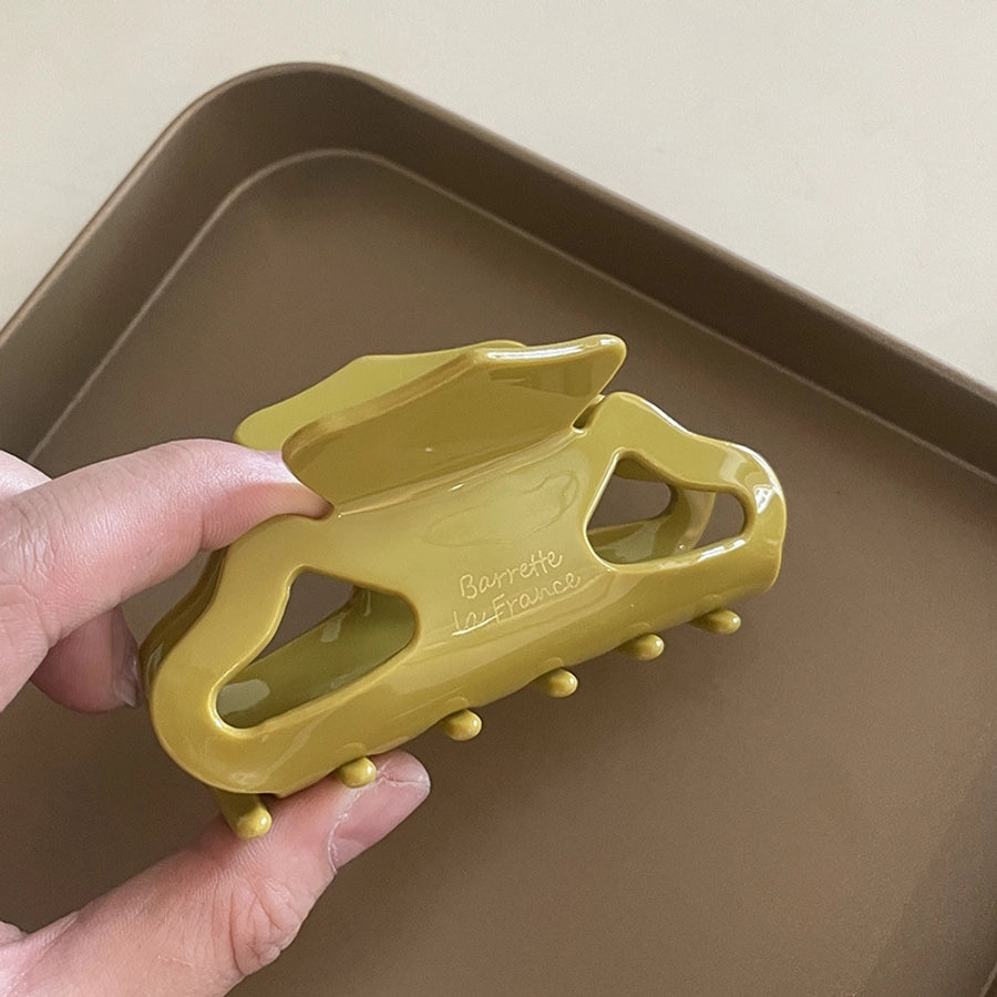 Korea imported France acetic acid grab clip hollow medium hair grab plate hair shark clip hairpin grab clip