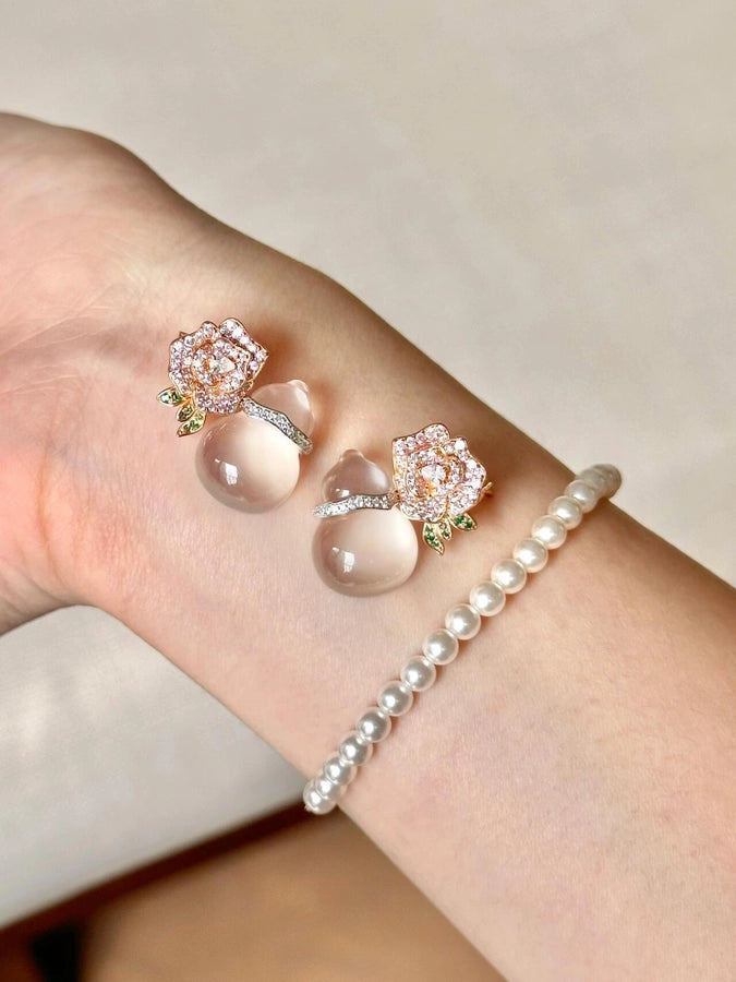 925 Sterling Silver Plating Flowers Plant Flowers