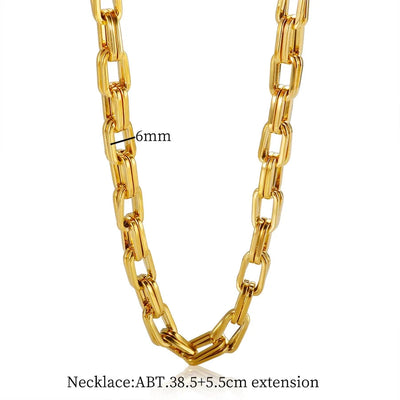 Jewelry Simple Style Geometric 304 Stainless Steel Bracelets Necklace