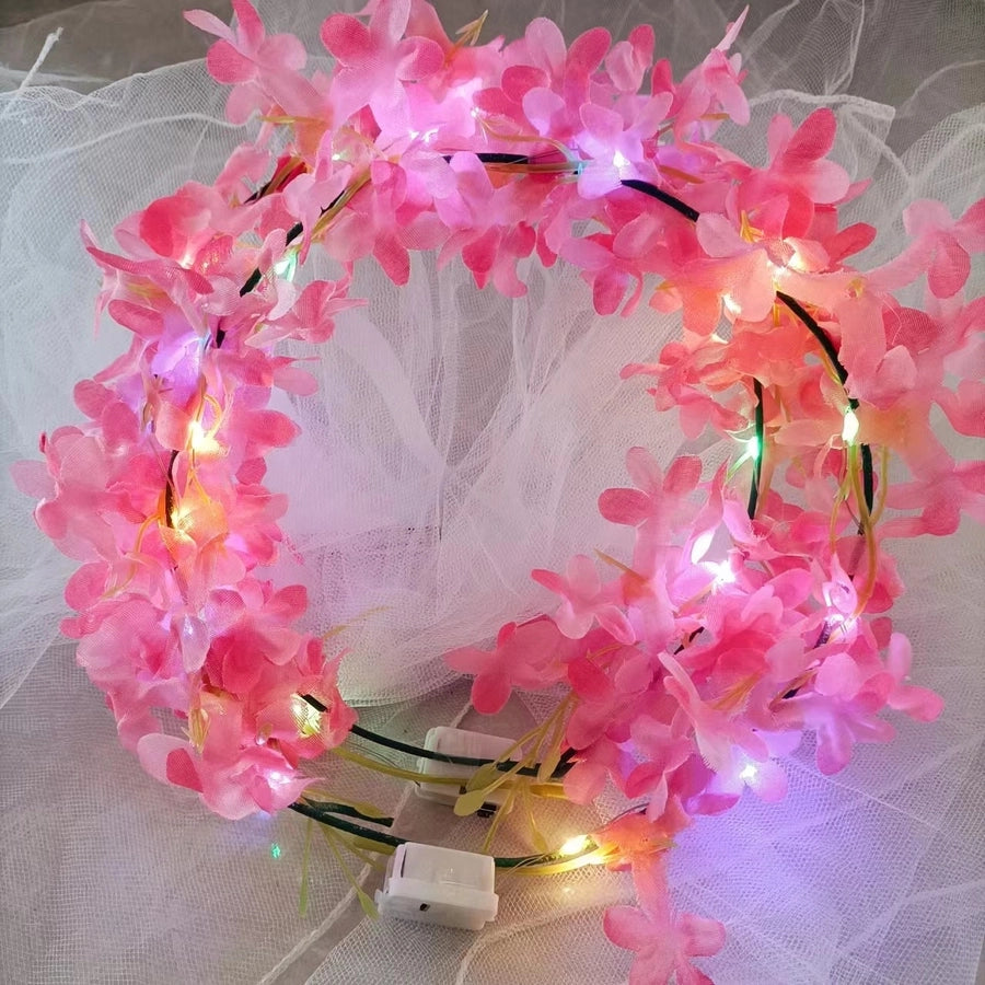 Women's Pastoral Flower Cloth Hair Band