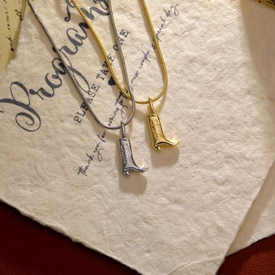 Jewelry Casual Hip-Hop Boots Copper Copper 14K Gold Plated White Gold Plated Pendant Necklace