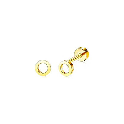 1 Piece Casual Formal Simple Style Star 316 Stainless Steel  Zircon 14K Gold Plated Ear Studs