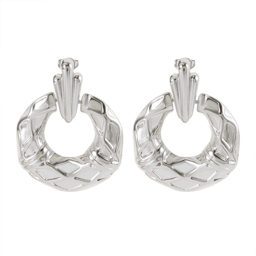 Jewelry Streetwear Geometric 304 Stainless Steel Plating Earrings Necklace