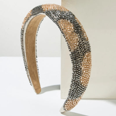 Women's Elegant Vacation Heart Shape Alloy Seed Bead Hair Band