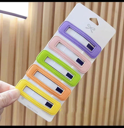 sweet geometric alloy hollow out hair clip 1 piece