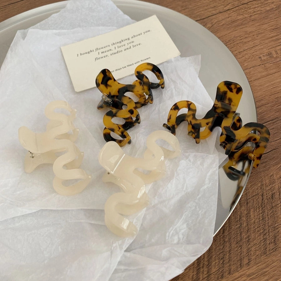 Women's Simple Style Commute Solid Color Acetic acid sheets Hair Claws