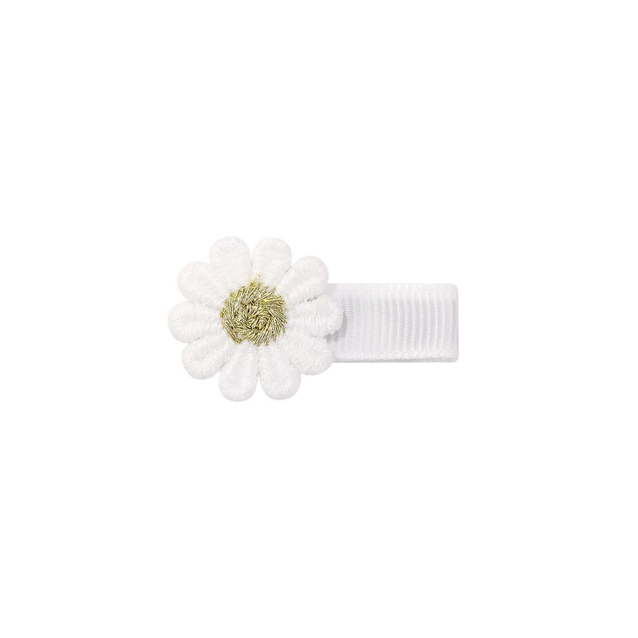 Kid'S Sweet Flower Cloth Hair Clip