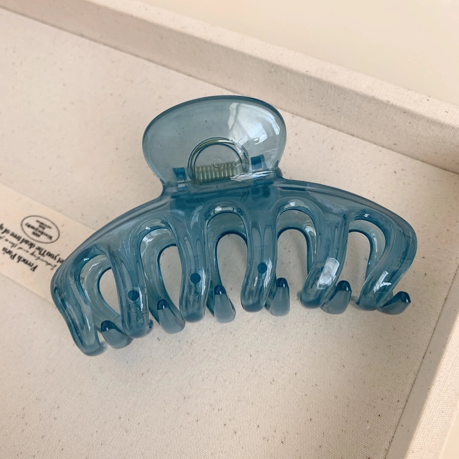 Women's Korean Style IG Style Solid Color Injection Molding Hair Claws