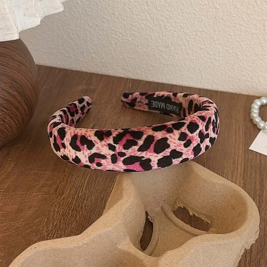 Sweet Streetwear Women's Leopard Cloth Hair Band