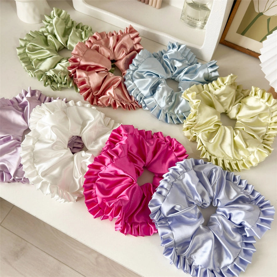 Women's Simple Style Classic Style Solid Color Cloth Handmade Hair Tie