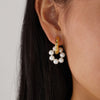 1 Pair French Style Geometric Pearl chain 304 Stainless Steel 18K Gold Plated Drop Earrings