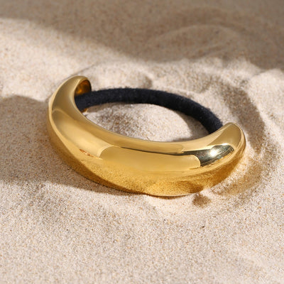 Women's IG Style Arc 304 Stainless Steel rubber band Hair Tie