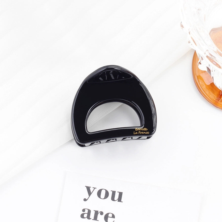 Women's Lady Geometric Plastic Hair Claws