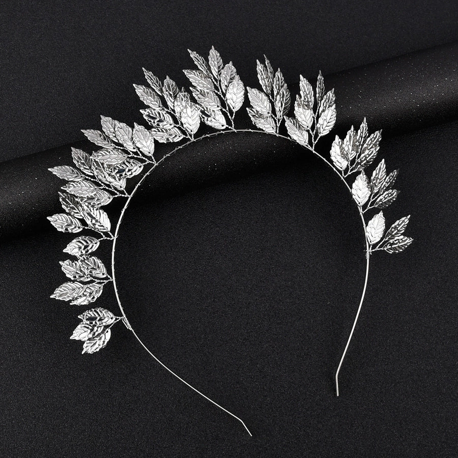 fashion leaf alloy hair band 1 piece