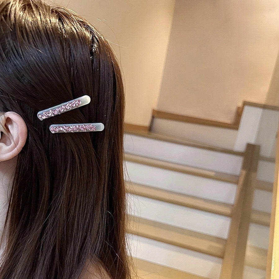 Women's Sweet Simple Style Heart Shape Alloy Hair Clip