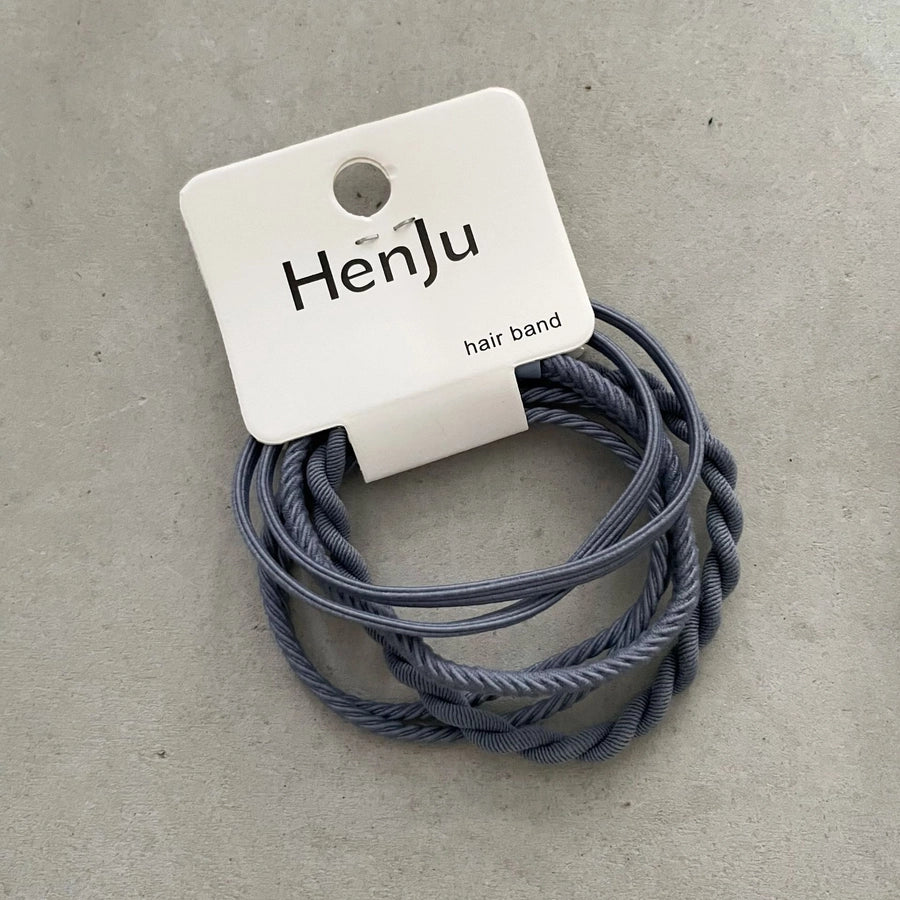 simple style solid color cloth hair tie 1 set