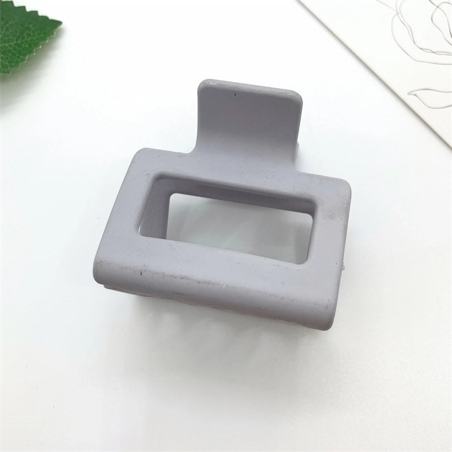 simple style solid color arylic hair claws 1 piece