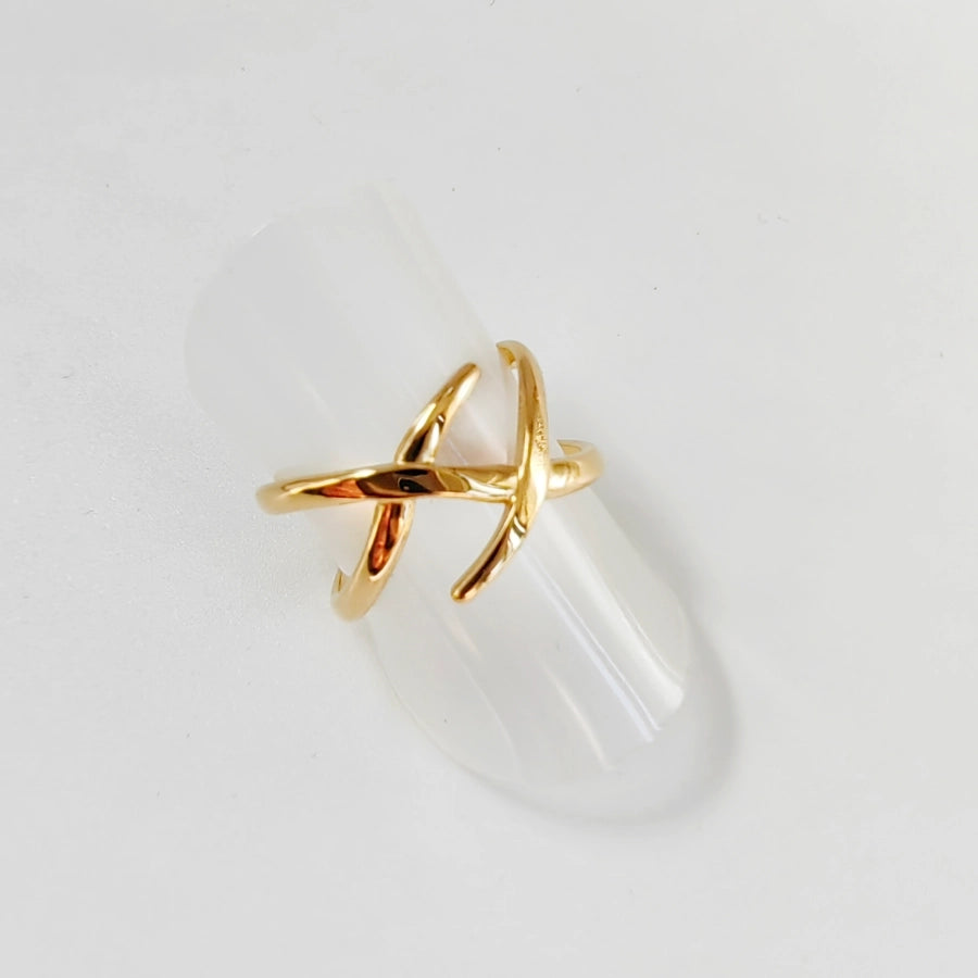 Jewelry Vintage Style Simple Style Wings Fish 304 Stainless Steel Plating Open Rings