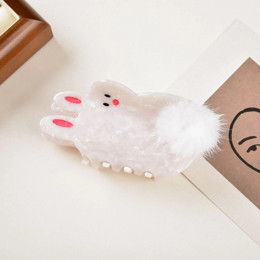women's cute rabbit acetic acid sheets hair claws