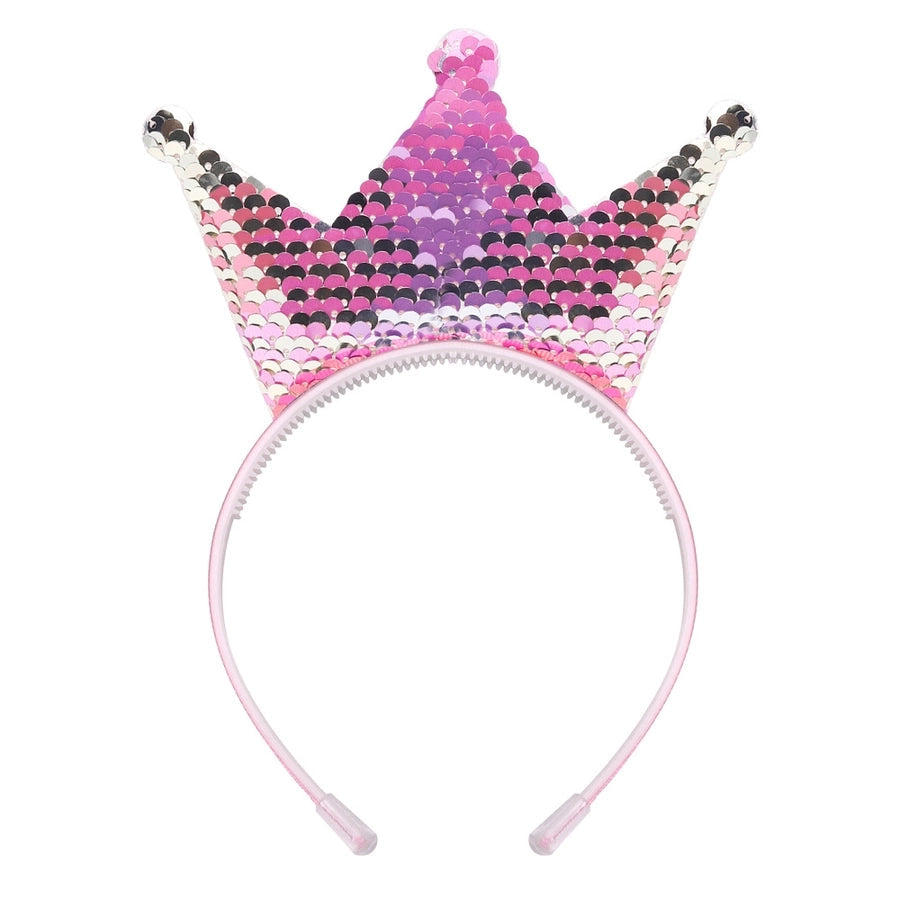 simple style crown plastic resin patchwork hair band